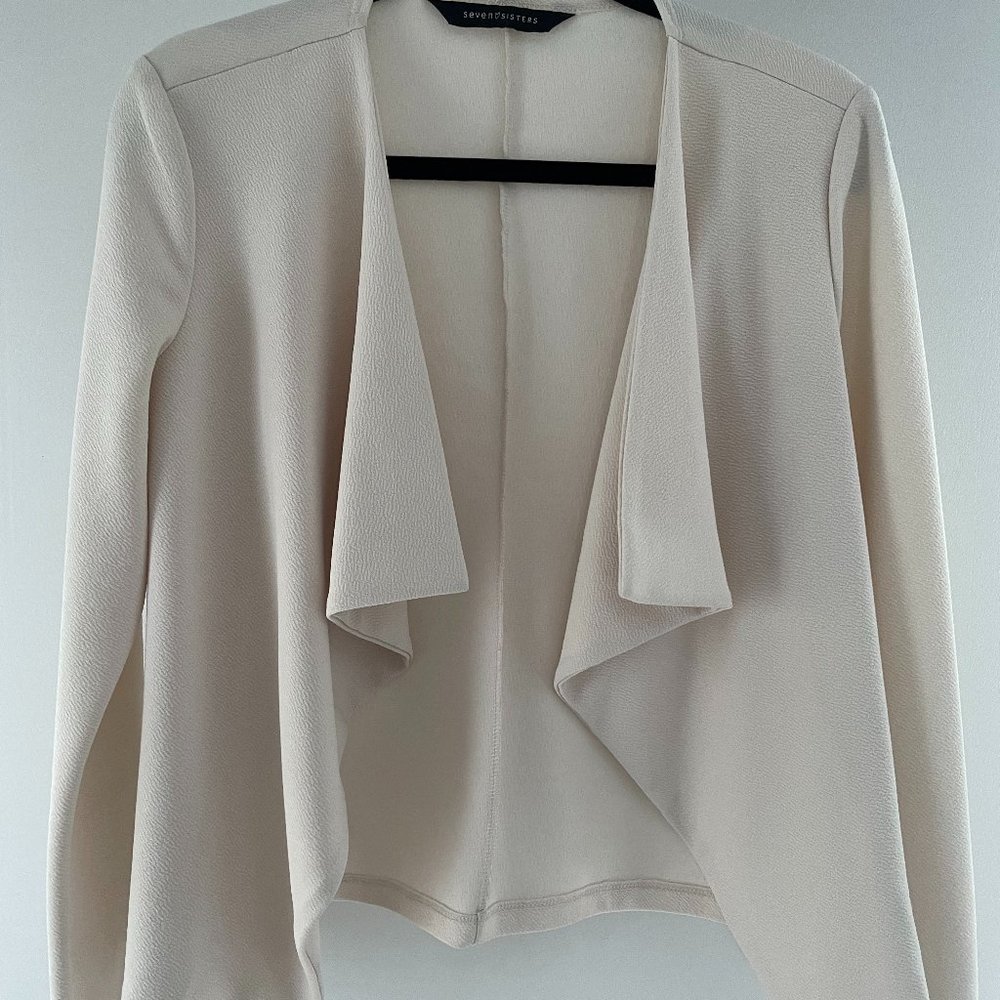 Nude Unstructured Blazer